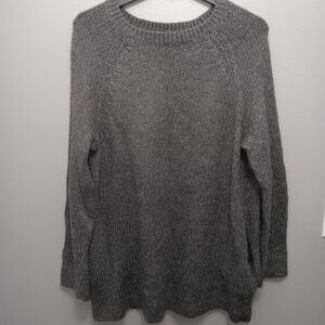 Wooden ships women's tunic sweater size M/ L gray with mohair and wool b…